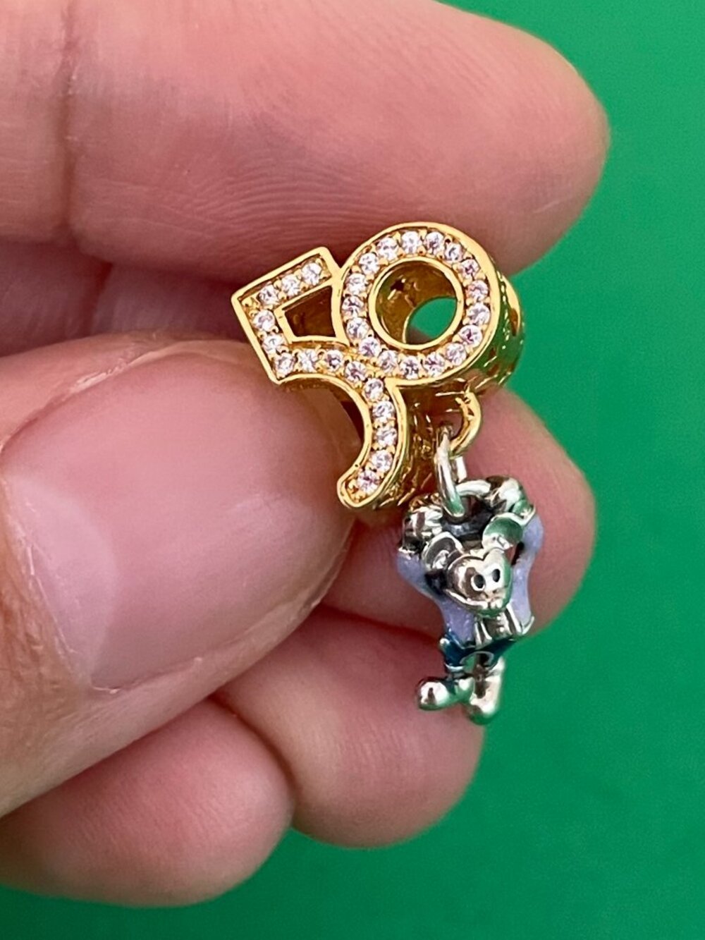 Authentic Walt Disney World 50th Anniversary Mickey Mouse Charm by PANDORA